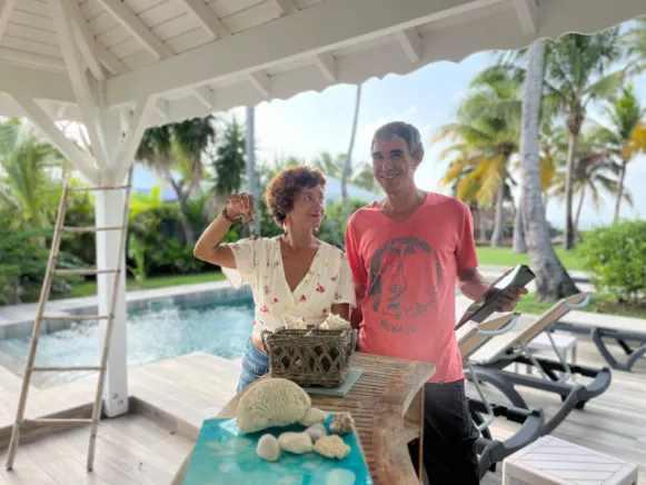 Marina et Sylvain, vos gestionnaires sur place